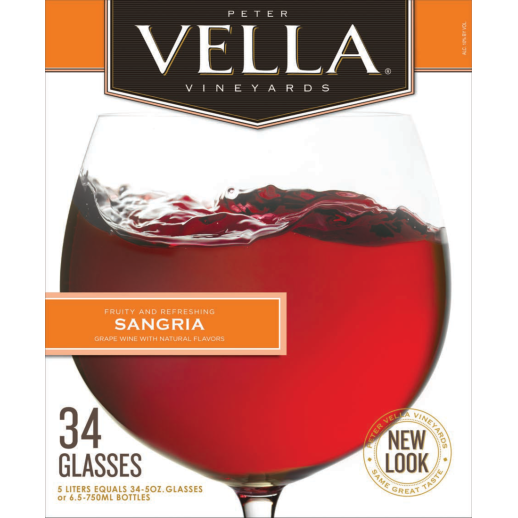 Peter Vella Sangria 5L, The Fruity, Festive Red That Makes Every Gathering Better