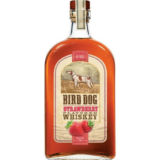 Bird Dog Strawberry Flavored Whiskey 750ML, Fresh Field Strawberries and Kentucky Oak