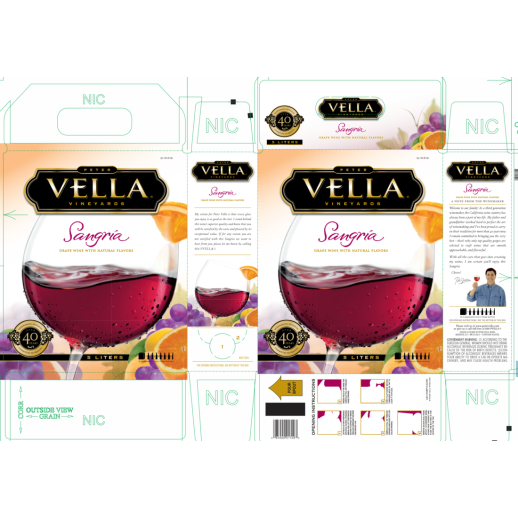 Peter Vella Sangria 5L, The Fruity, Festive Red That Makes Every Gathering Better