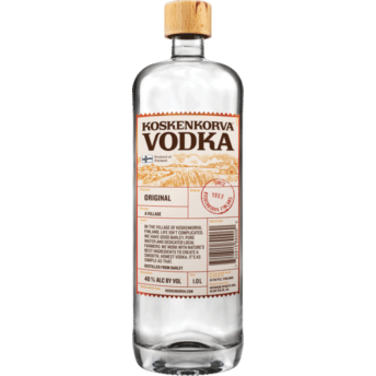 Koskenkorva Vodka Original 80 750ML bottle
