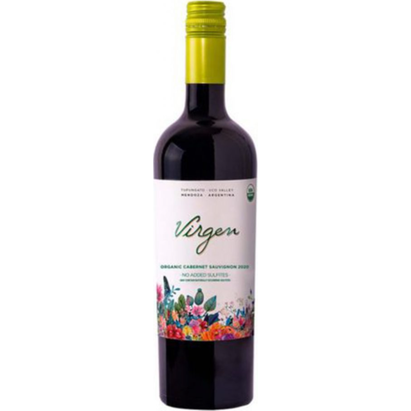 Domaine Bousquet Virgen Organic Cabernet Sauvignon 750ML, USDA Organic Cab With No Sulfites Added