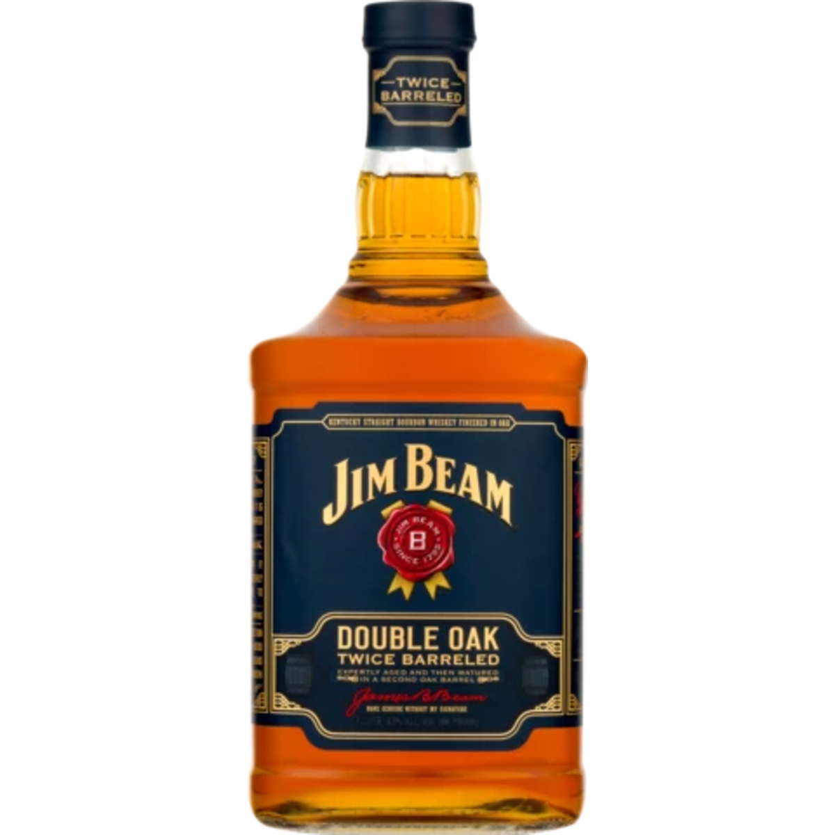 Jim Beam Double Oak Twice Barreled Bourbon 750ML bottle