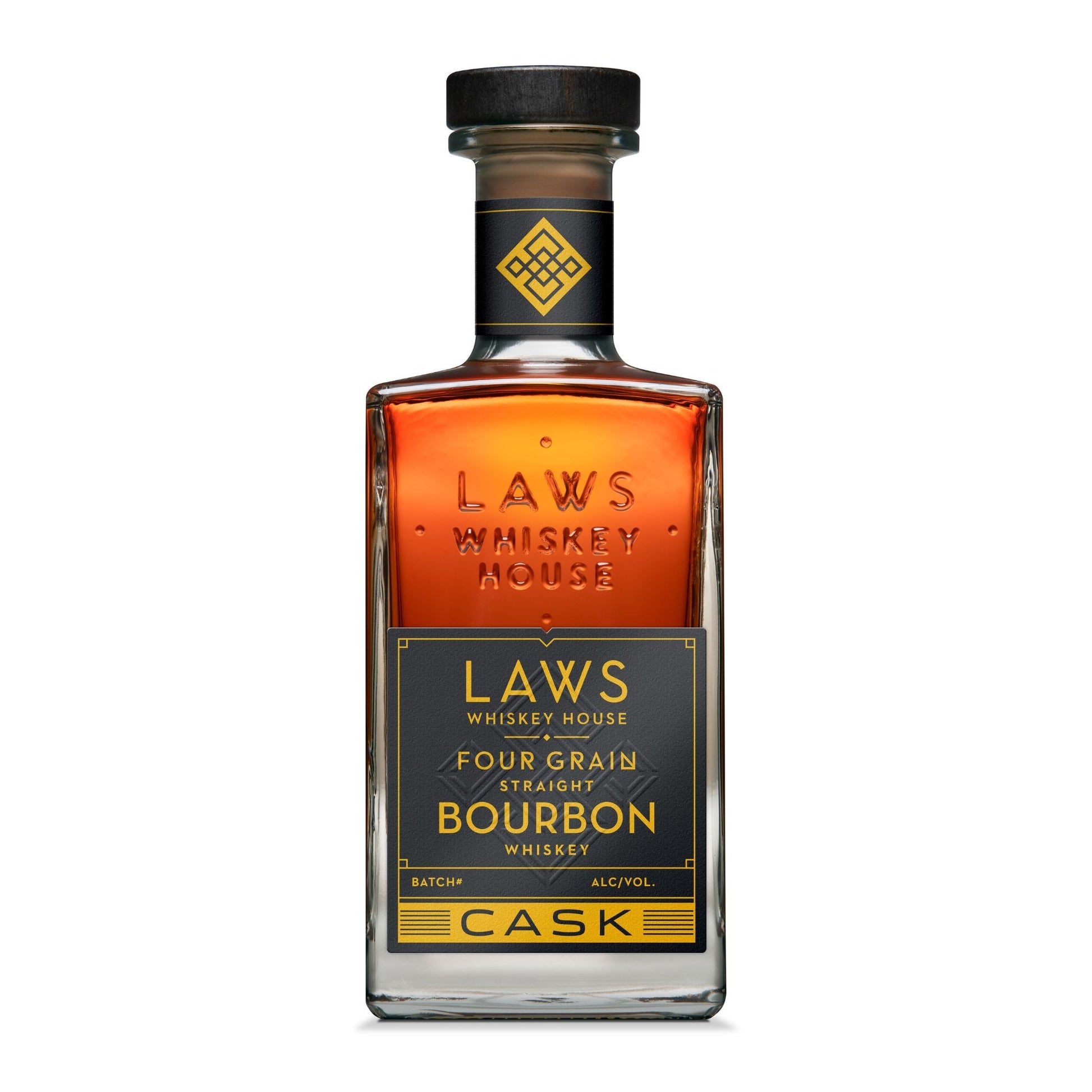 Laws Whiskey House Four Grain Straight Bourbon Cask Strength 750mL bottle