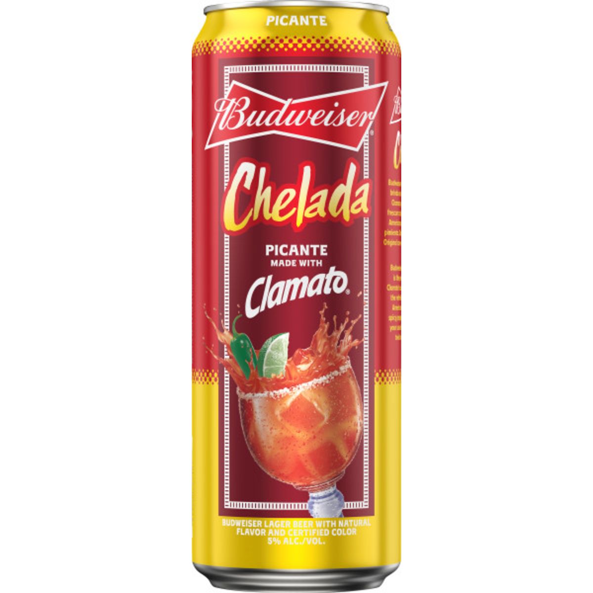 Budweiser Chelada with Clamato Picante cans