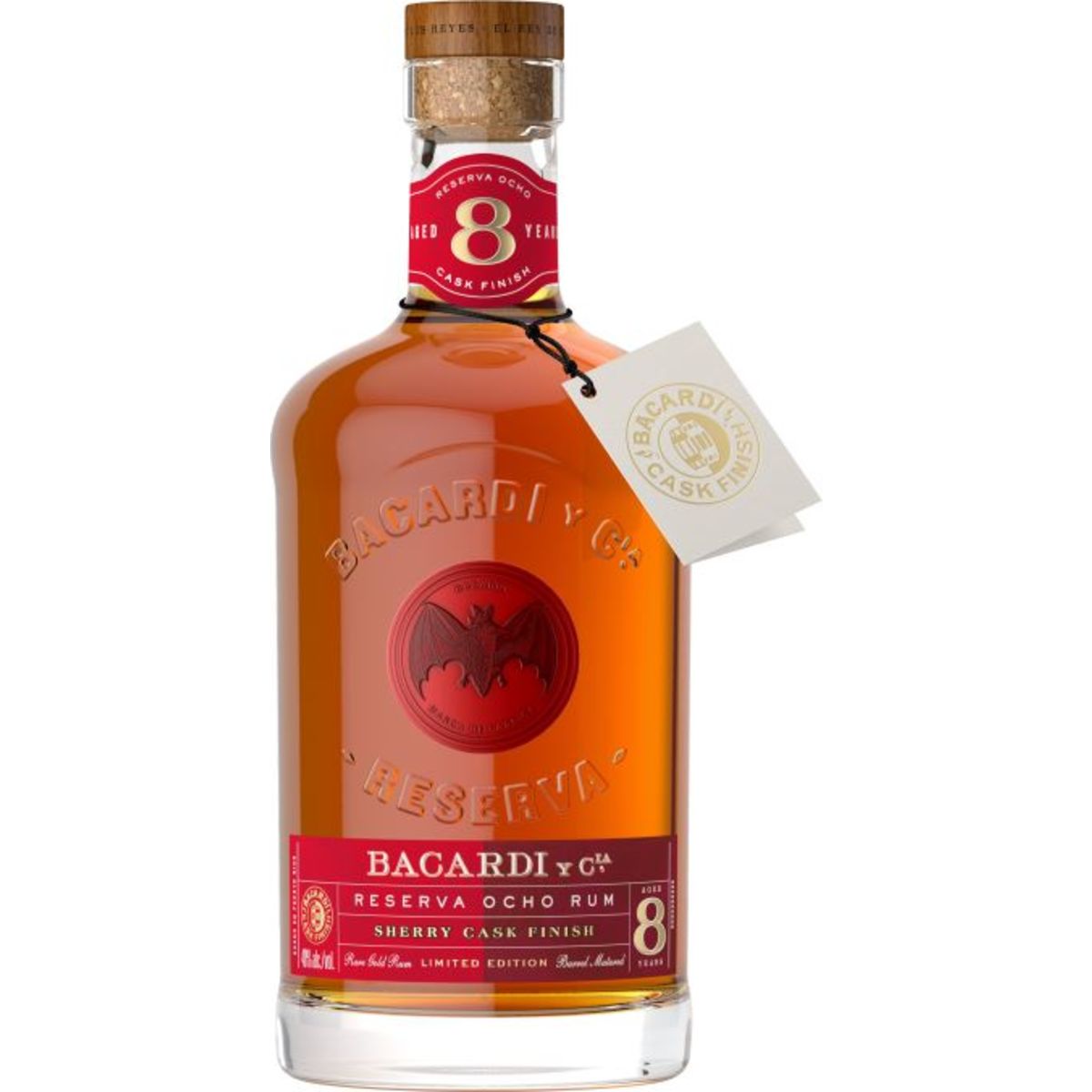 Bacardi Reserva Ocho 8 Year Sherry Cask Finish Rum 750ML bottle