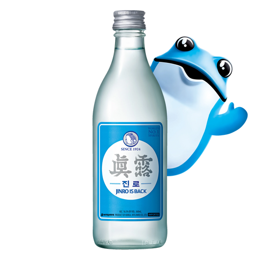 Jinro Is Back Soju 375ML bottle