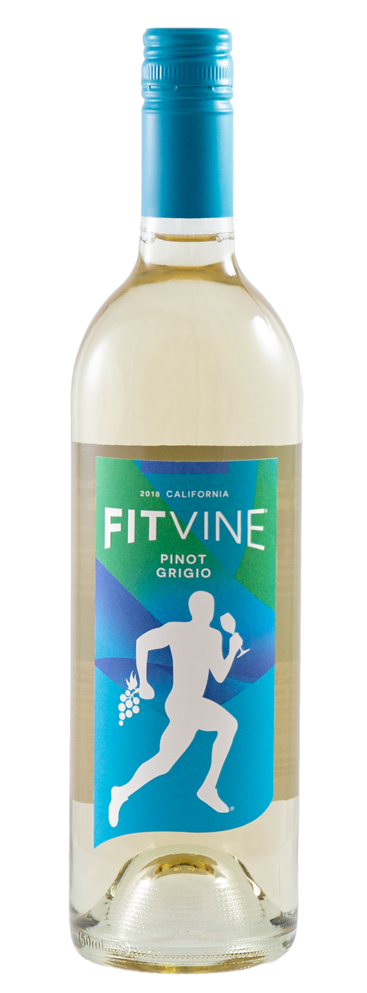 FitVine Pinot Grigio 750ML, Zero Sugar Lower Sulfite California Pinot Grigio