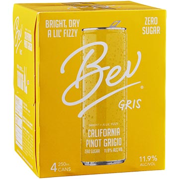 BEV CALIFORNIA PINOT GRIGIO 250ML (24 Bottles)