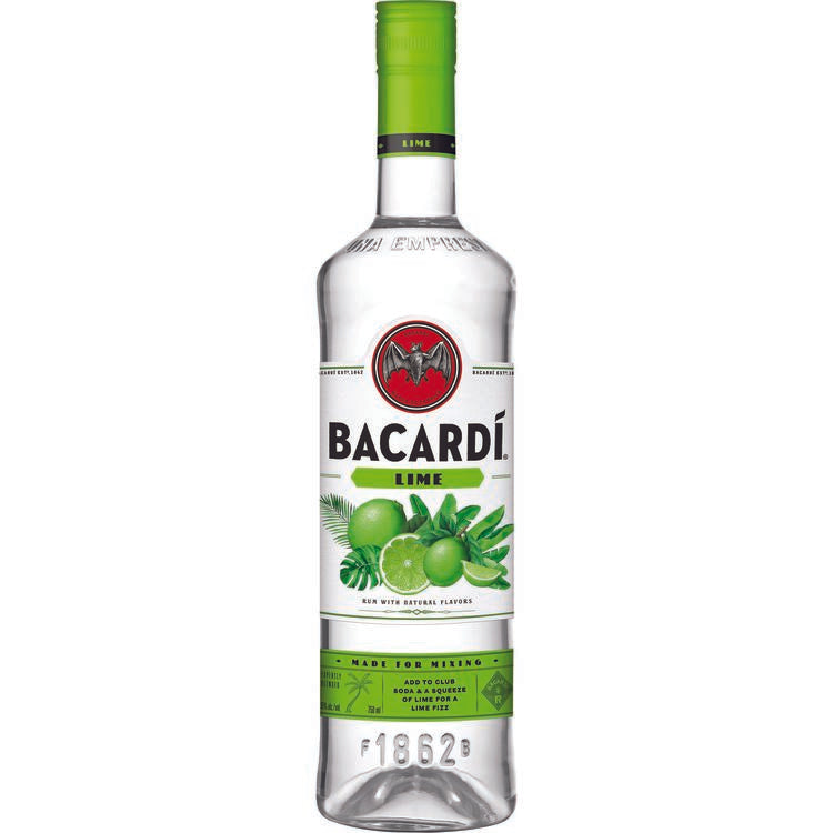BACARDI LIME FLAVORED RUM 70 750ML