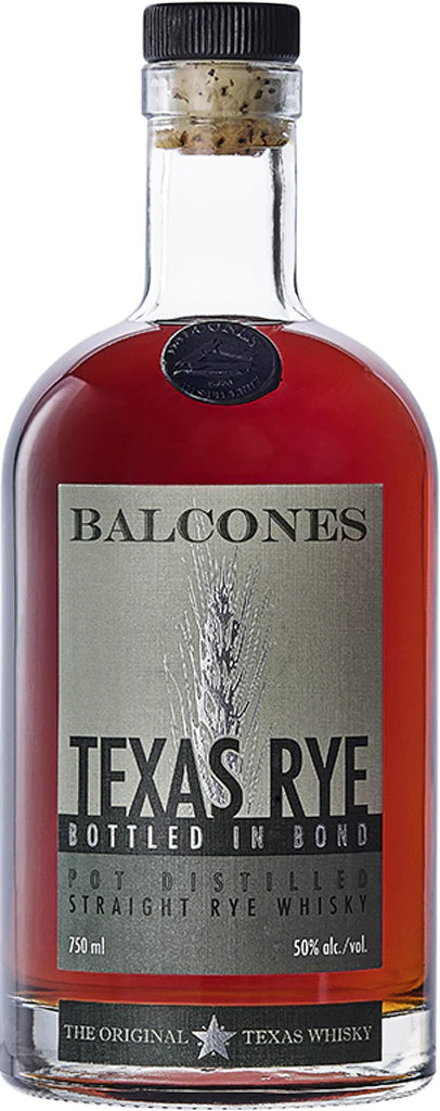 BALCONES STRAIGHT RYE WHISKEY TEXAS RYE BOTTLED IN BOND 100 750ML