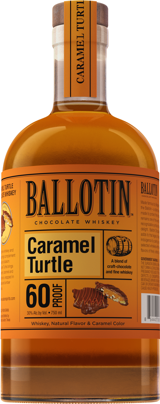 Ballotin Caramel Turtle Chocolate Whiskey 750ML
