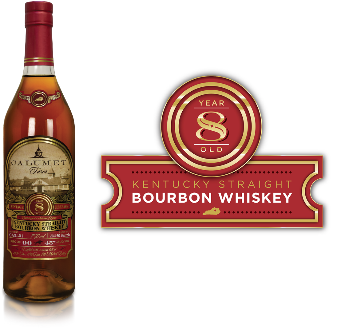 Calumet Farm 8 Year Old Kentucky Straight Bourbon Whiskey