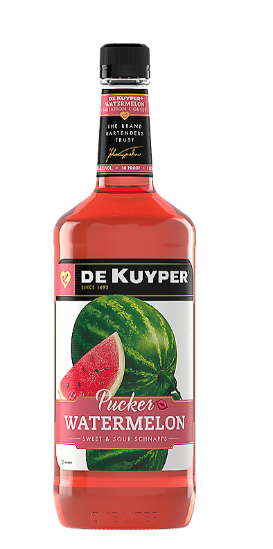 Dekuyper Sour Watermelon Schnapps Pucker 30 750ML