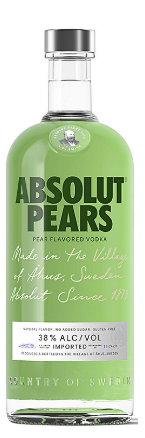Absolut Pears Flavored Vodka (1L), Crisp Swedish Vodka With Fresh Pear