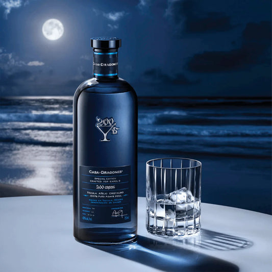 Casa Dragones Tequila Anejo Cristalino Special Edition 200 Copas Karol G 80 750ML