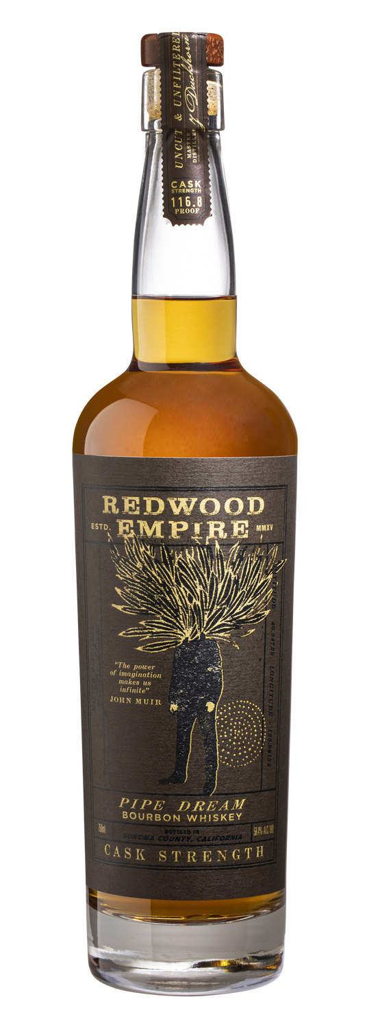 Redwood Empire Pipe Dream Cask Strength Bourbon Whiskey 750mL