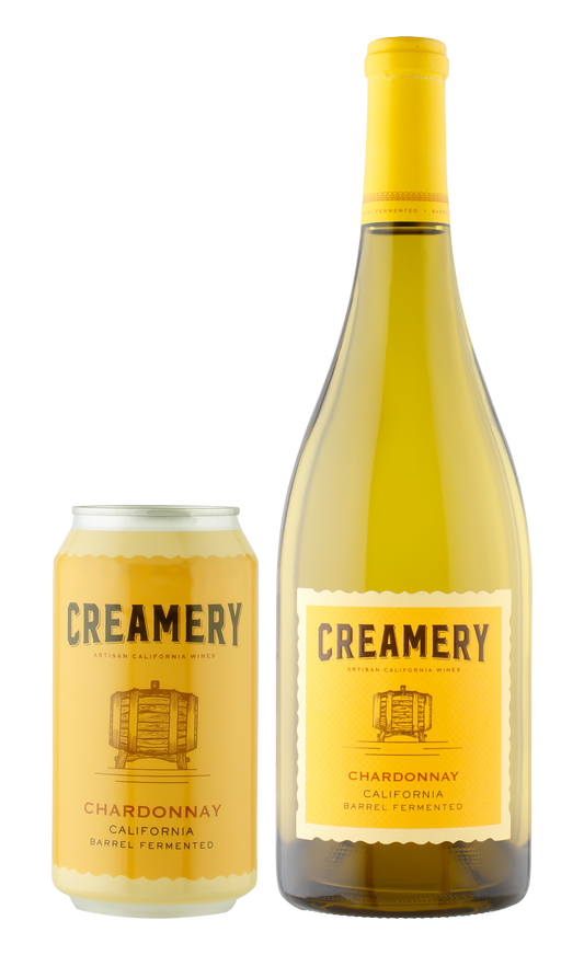 Creamery Chardonnay Can 355ML (12 Cans)