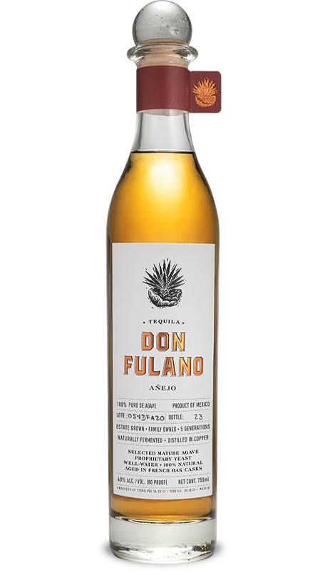 Don Fulano Anejo Tequila 750mL, Highland Agave Aged in French Oak