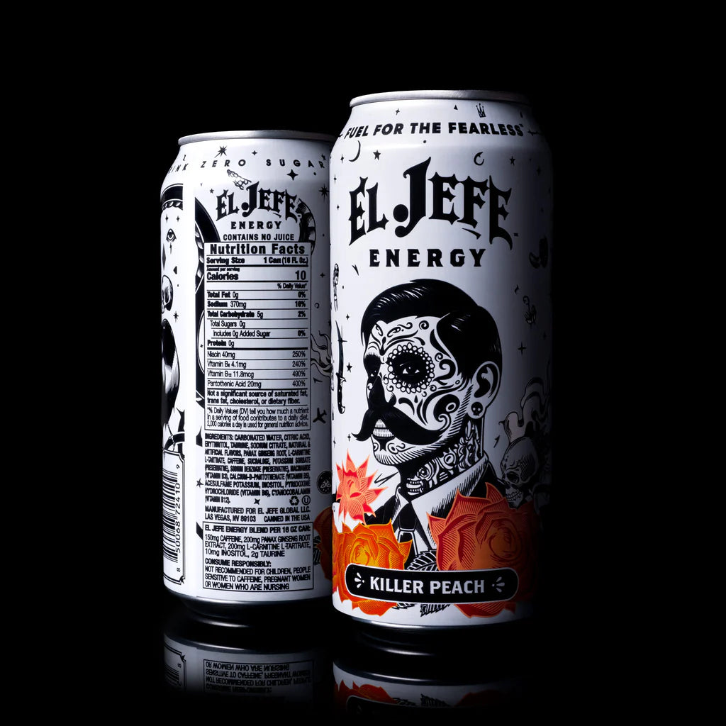 El Jefe Energy Drink 16oz