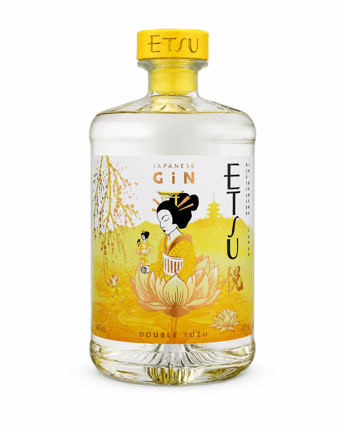 Etsu Double Yuzu Japanese Gin Gift Pack with Glass 700ML
