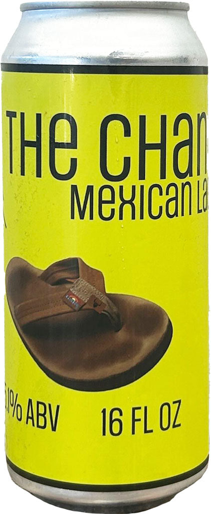 Evans Brewing La Chancla Mexican Lager can