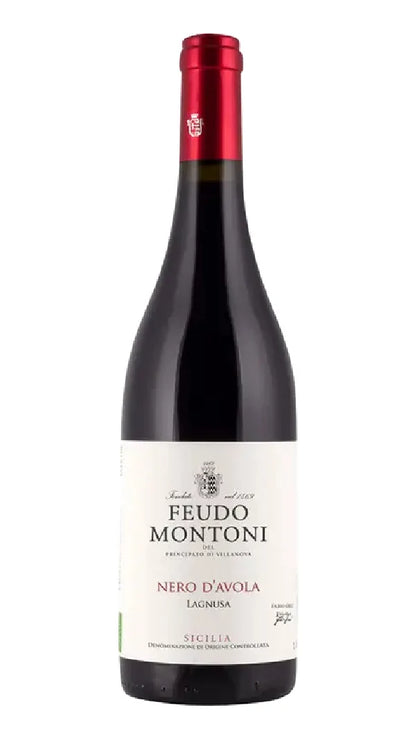 Feudo Montoni Lagnusa Nero d'Avola 750ML, Organic Sicilian Nero d'Avola From A Legendary Hilltop Estate