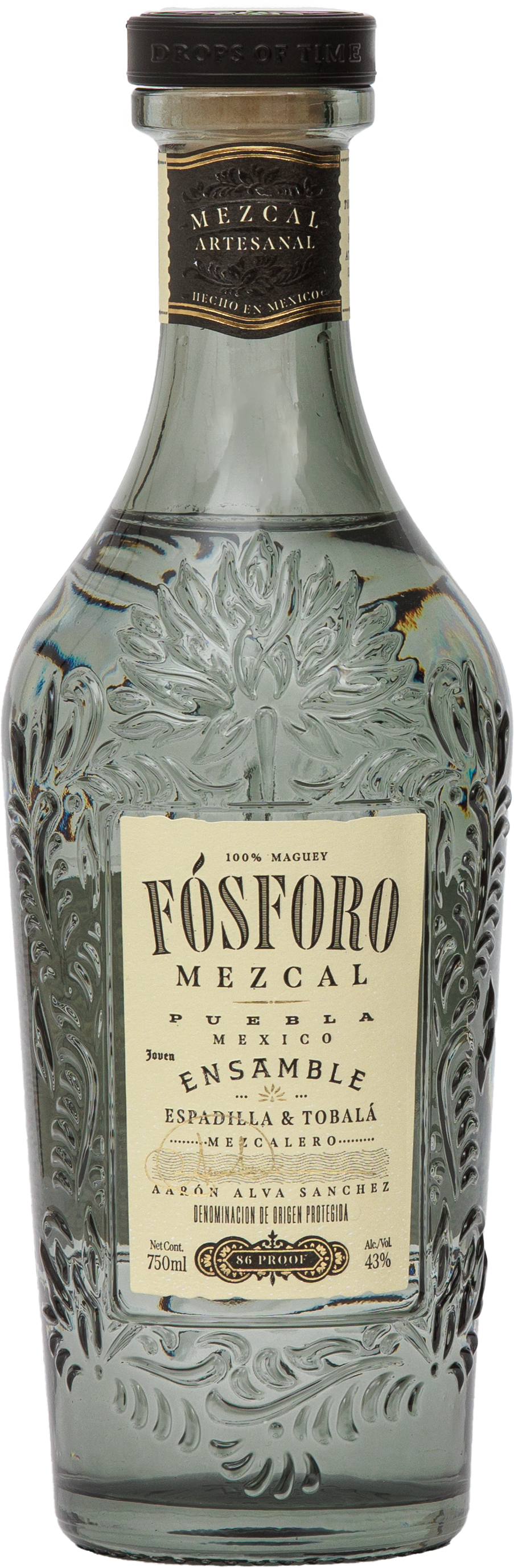 FOSFORO MEZCAL TOBALA ENSAMBLE 750 ML