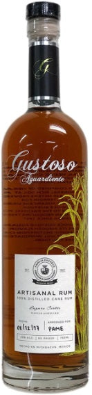 Gustoso Aguardiente Artisanal Rum Dark Rum 80 750ML