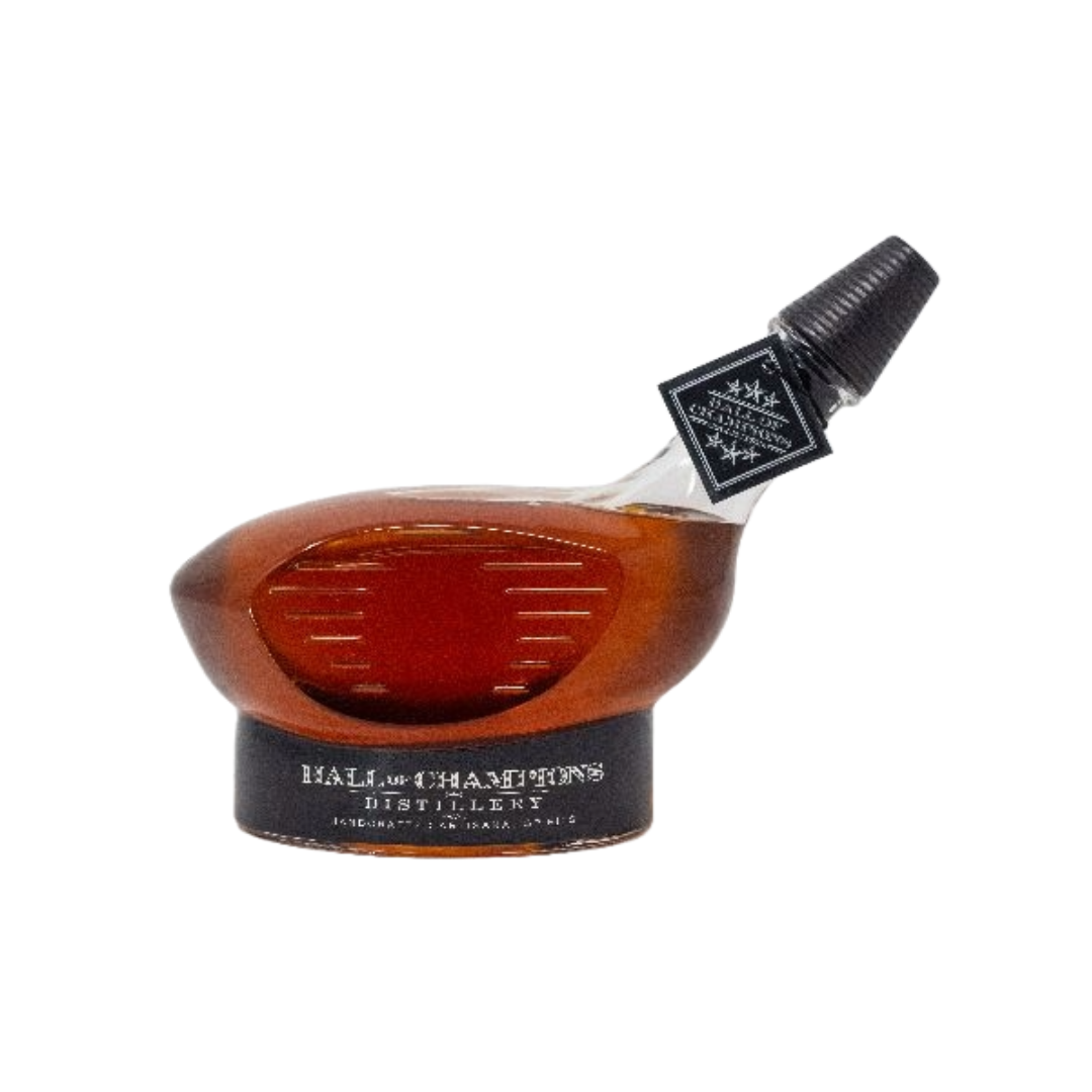 Hall of Champions Greg Norman Golf Club Decanter Bourbon Whiskey 750ML