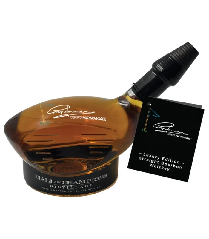 Hall of Champions Greg Norman Luxury Edition Golf Club Decanter Bourbon Whiskey 750ML