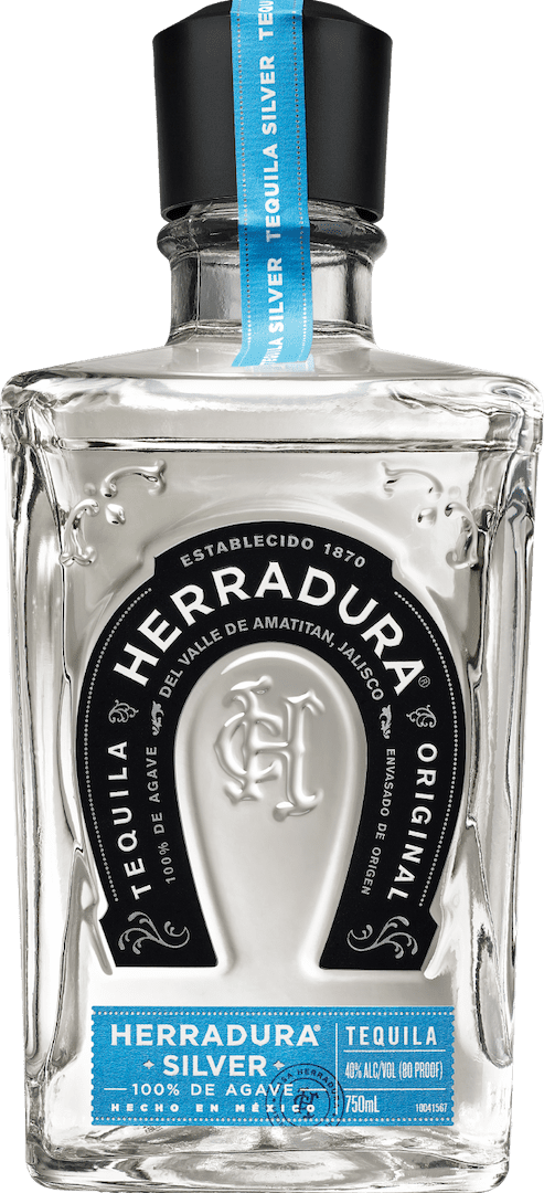 Tequila Herradura Silver Blanco 750ML, The 100% Agave Blanco Rested 45 Days In Oak