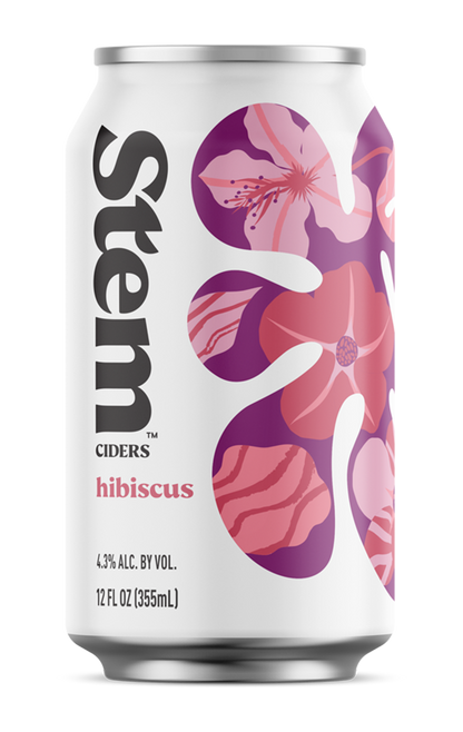 STEM CIDER HIBISCUS SESSION CIDER 6/4PK CANS 12 oz (24)