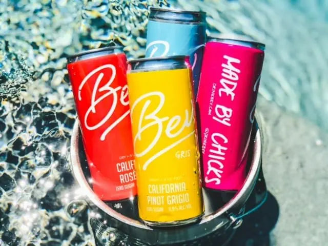BEV GLITZ SPARKLING WHITE WINE 250ML CAN (24 Cans)