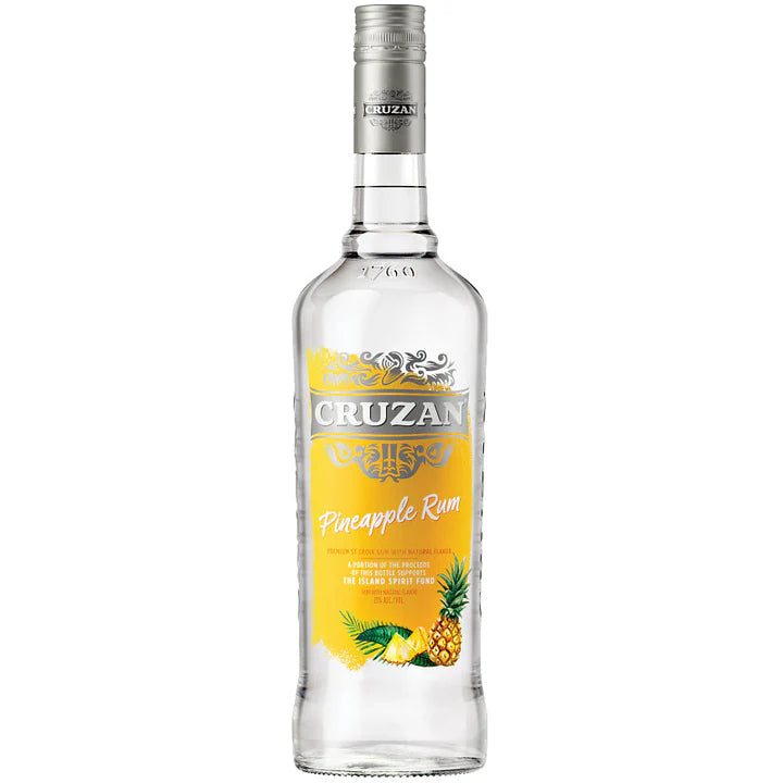 CRUZAN PINEAPPLE FLAVORED RUM 42 750ML