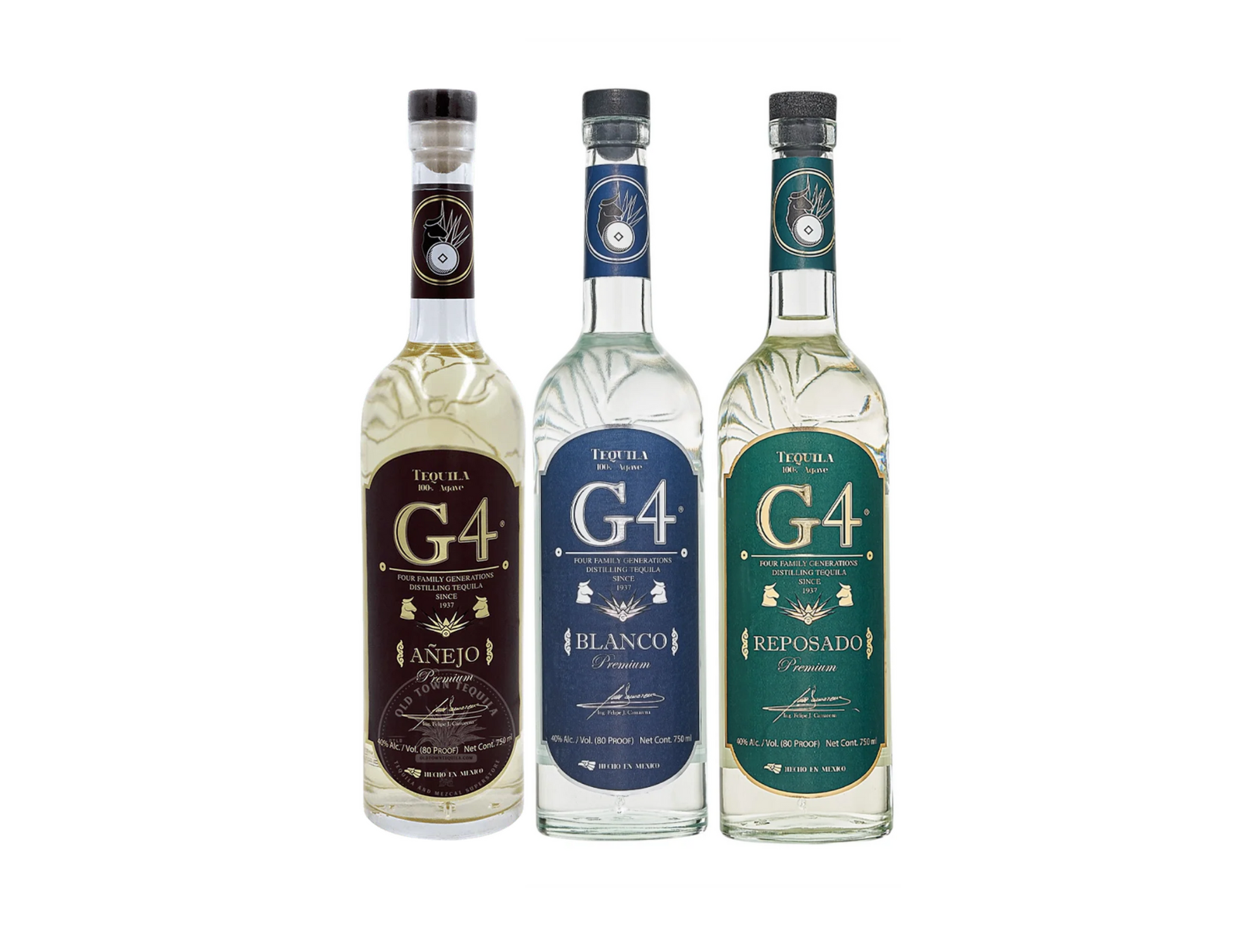 G4 Blanco Tequila, G4 Reposado Tequila, G4 Blanco 108 Tequila | Bundle