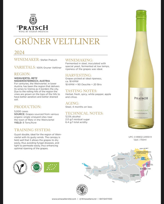 Pratsch Gruner Veltliner 2024 750 ML