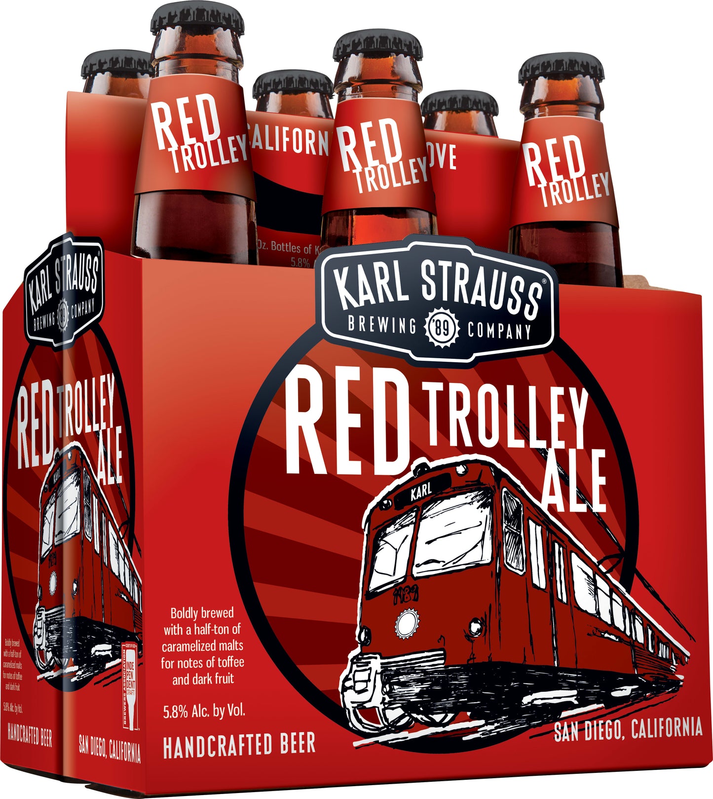 Karl Strauss Red Trolley 4x 6 Pack (12 oz Bottles)