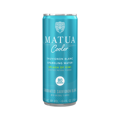 Matua Cooler Sauvignon Blanc Sparkling Water 24-Pack 250ml, The Kiwi-Kissed RTD That Drinks Like a Vacation