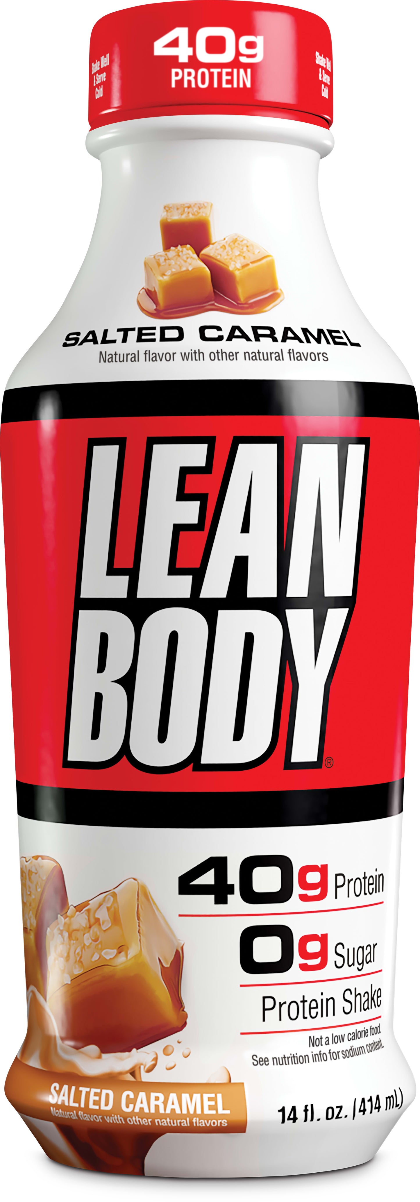 Lean Body Rtd Shake Salted Caramel 12 Pack (14 oz Bottles)