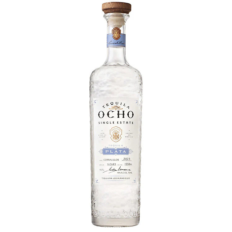 Tequila Ocho Tequila Plata Single Estate Corralillos 80 750ML