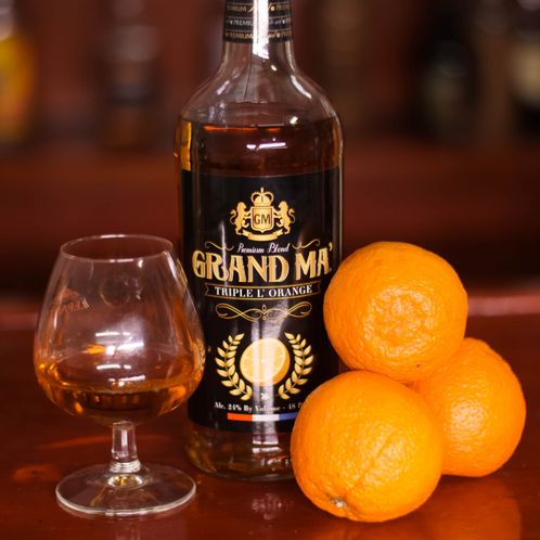 Grand Ma Orange (24% 750ml, Glass) - Coconut Liquer