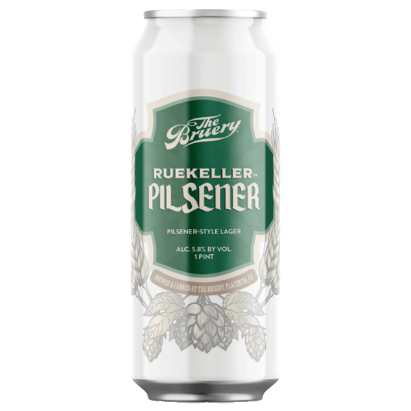 The Bruery Ruekeller Pilsner can