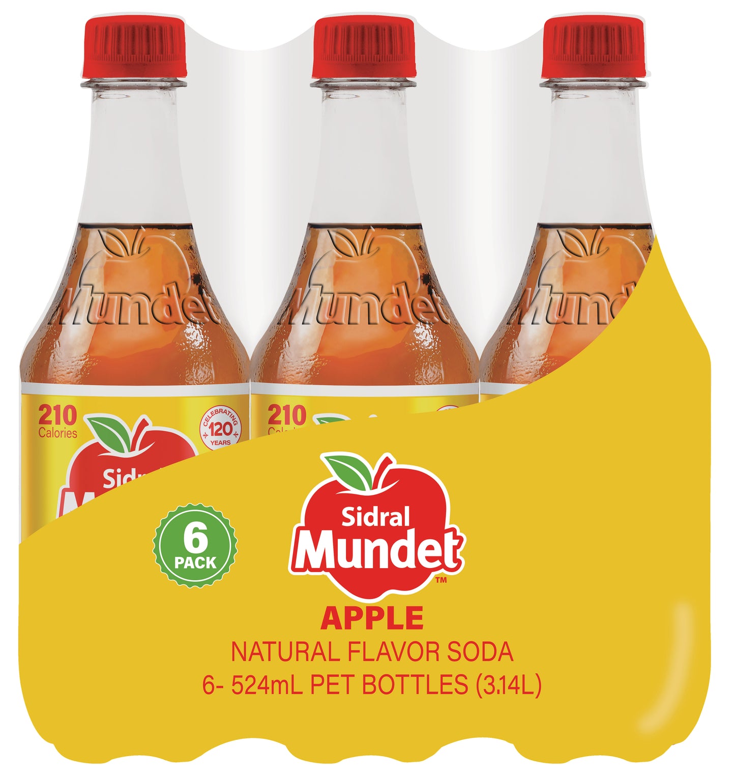 Sidral Mundet 24 Pack (524 ml Bottles)
