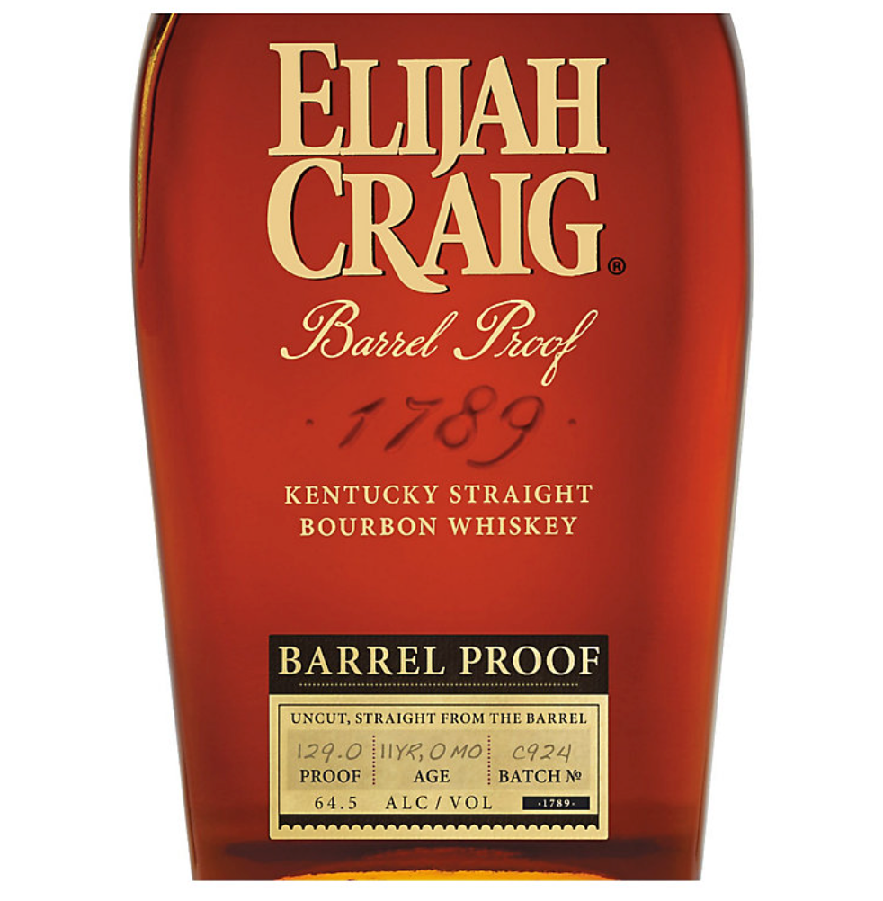 Elijah Craig Straight Bourbon Barrel Proof 12 Year 750mL
