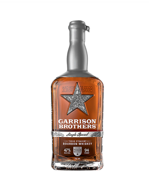 Garrison Brothers Straight Bourbon Single Barrel 94 750ML, One Texas Barrel, Bottled On Its Own Terms