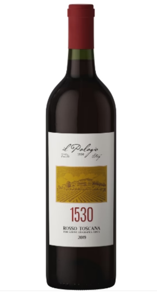Il Palagio Toscana Rosso 1530 2019 750ML, A Tuscan Red From Sting and Trudie Styler's Organic Estate