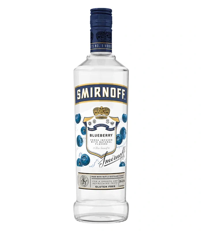 Smirnoff Blueberry Flavored Vodka 750ML