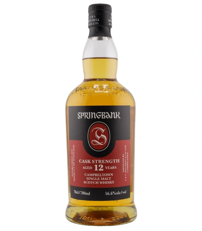 Springbank 12 Year Old Cask Strength Campbeltown Single Malt Scotch Whisky 700ML