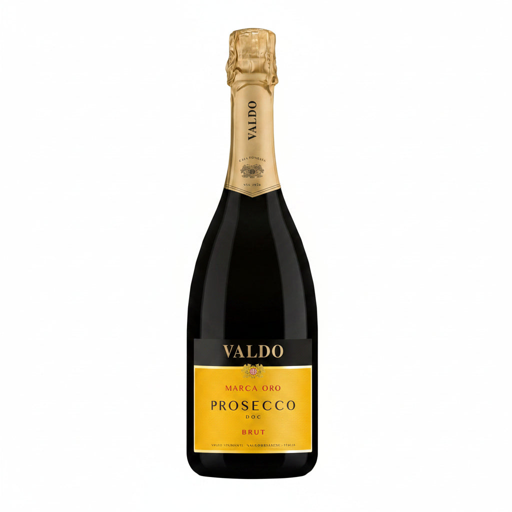 Valdo Prosecco Brut Marca Oro 750ML, Bright and Crisp Italian Sparkling Wine