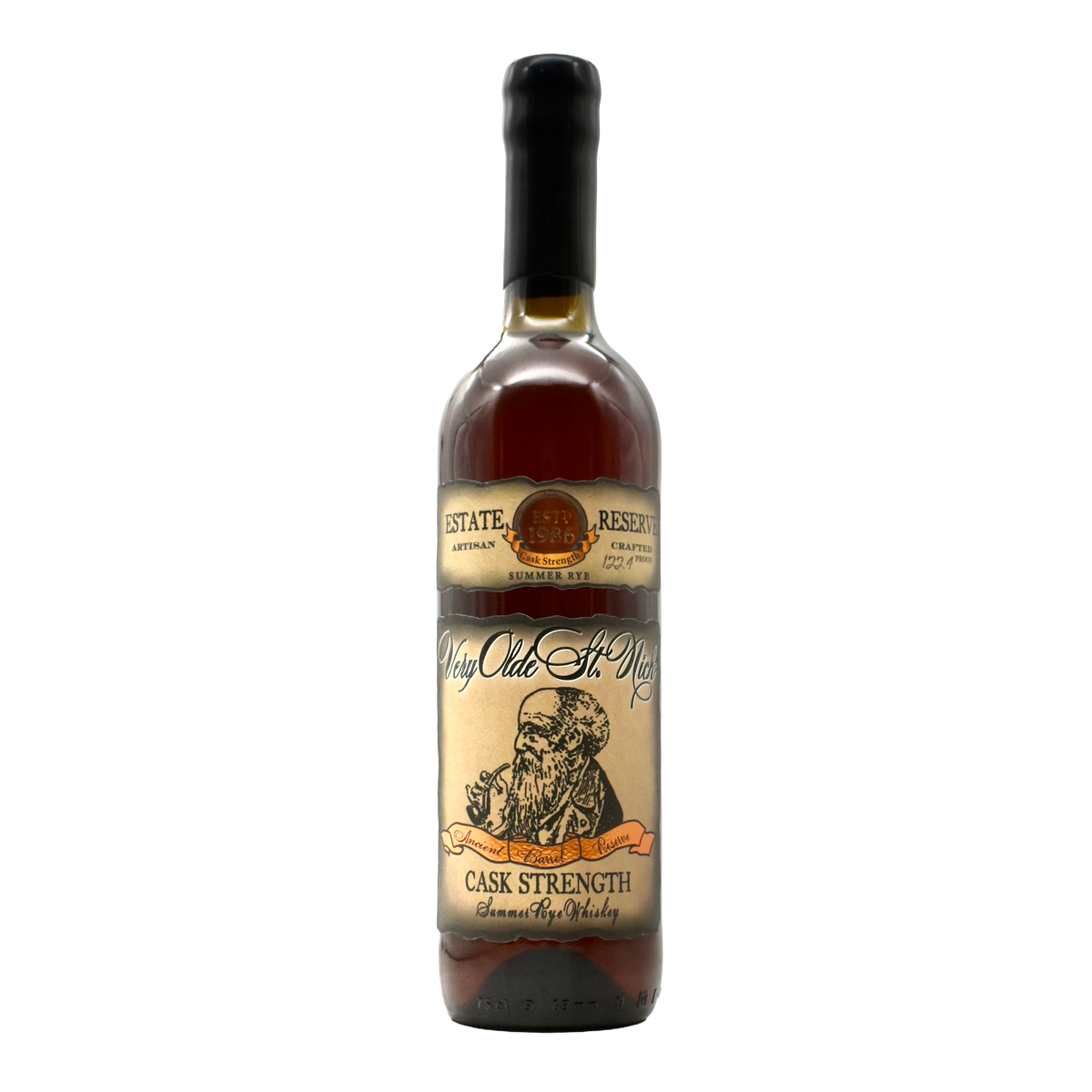 Very Olde St. Nick Summer Rye Cask Strength Straight Rye Whiskey 750ML